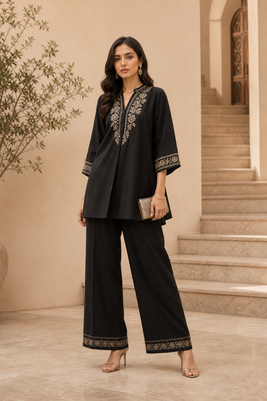 Linen Blend Co-ord Set
